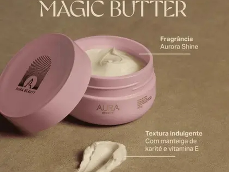 Image Produto Aura Beauty Magic Butter Aurora Shine 200G