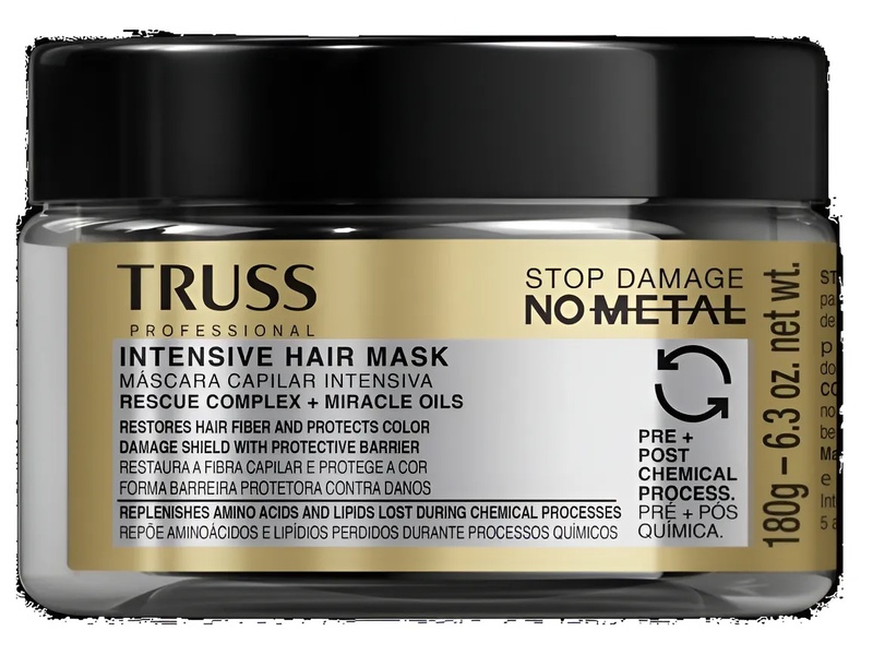 Image Produto TRUSS No Metal Máscara Capilar 180g